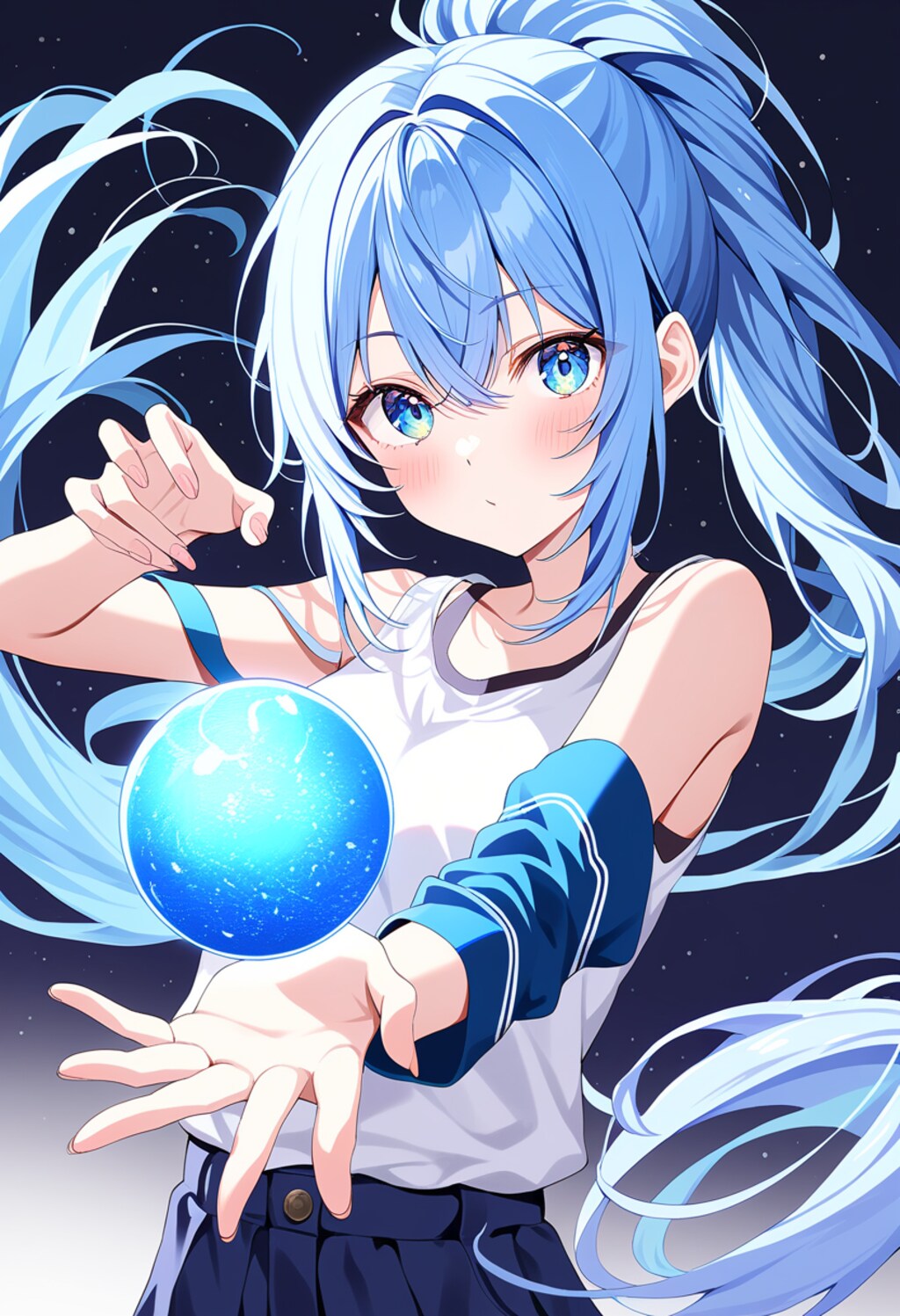 青玉と青ぽにちゃん