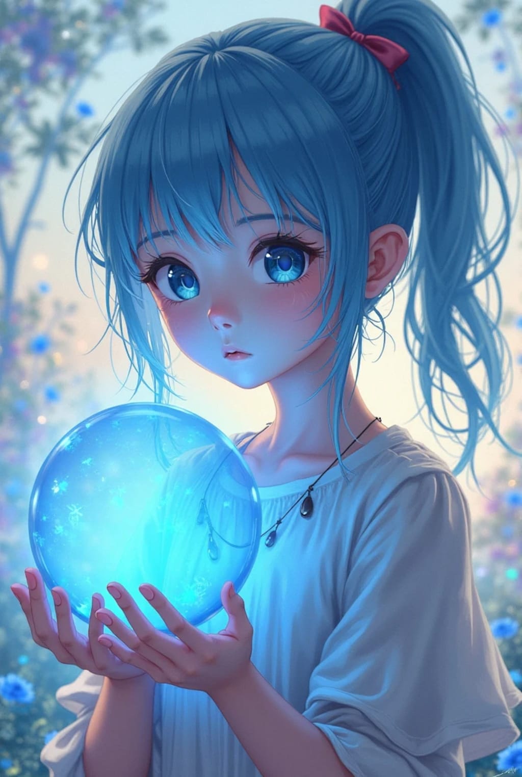 青玉と青ぽにちゃん