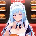 さあご主人様食べましょうか？🍔🍟スーパーメイド 6枚目