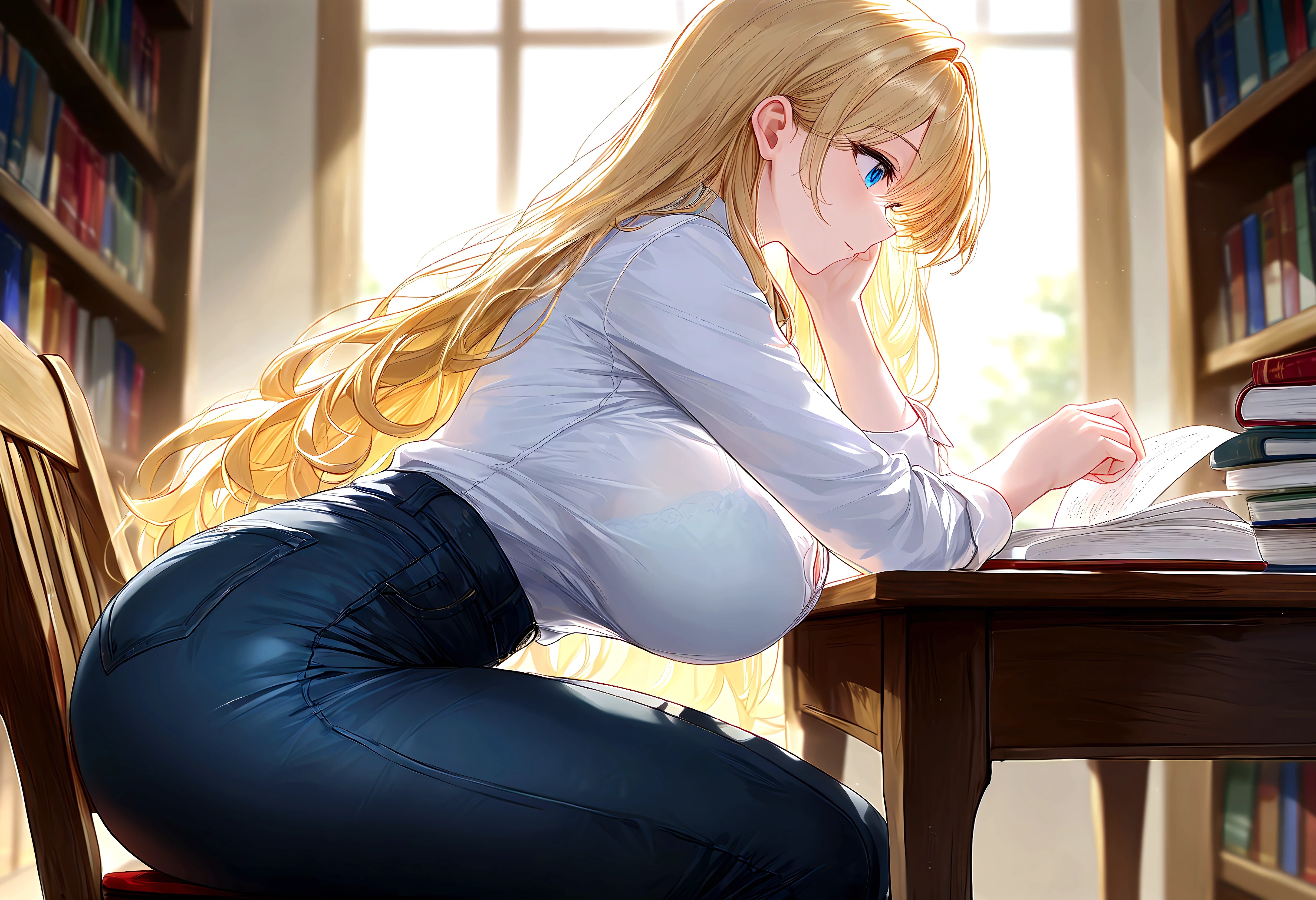 図書館の彼女