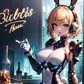 サイバーパンクバニーガール 2枚目