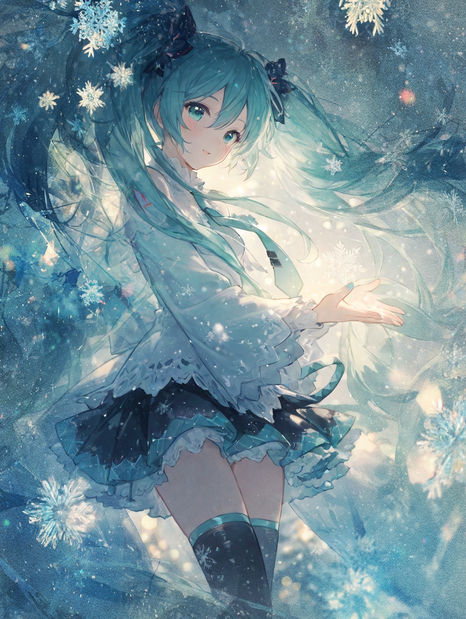 雪花 | の人気AIイラスト・グラビア