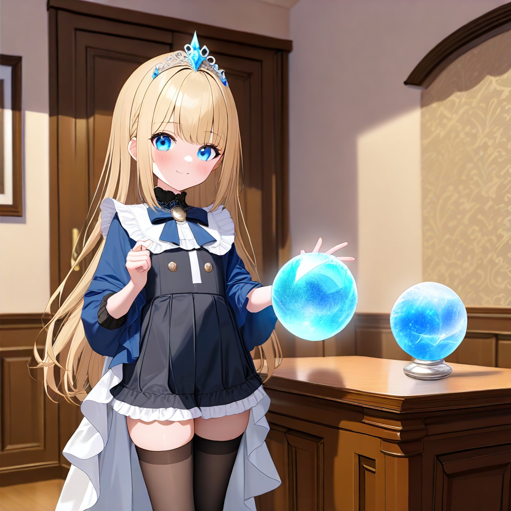 金髪の占い少女７