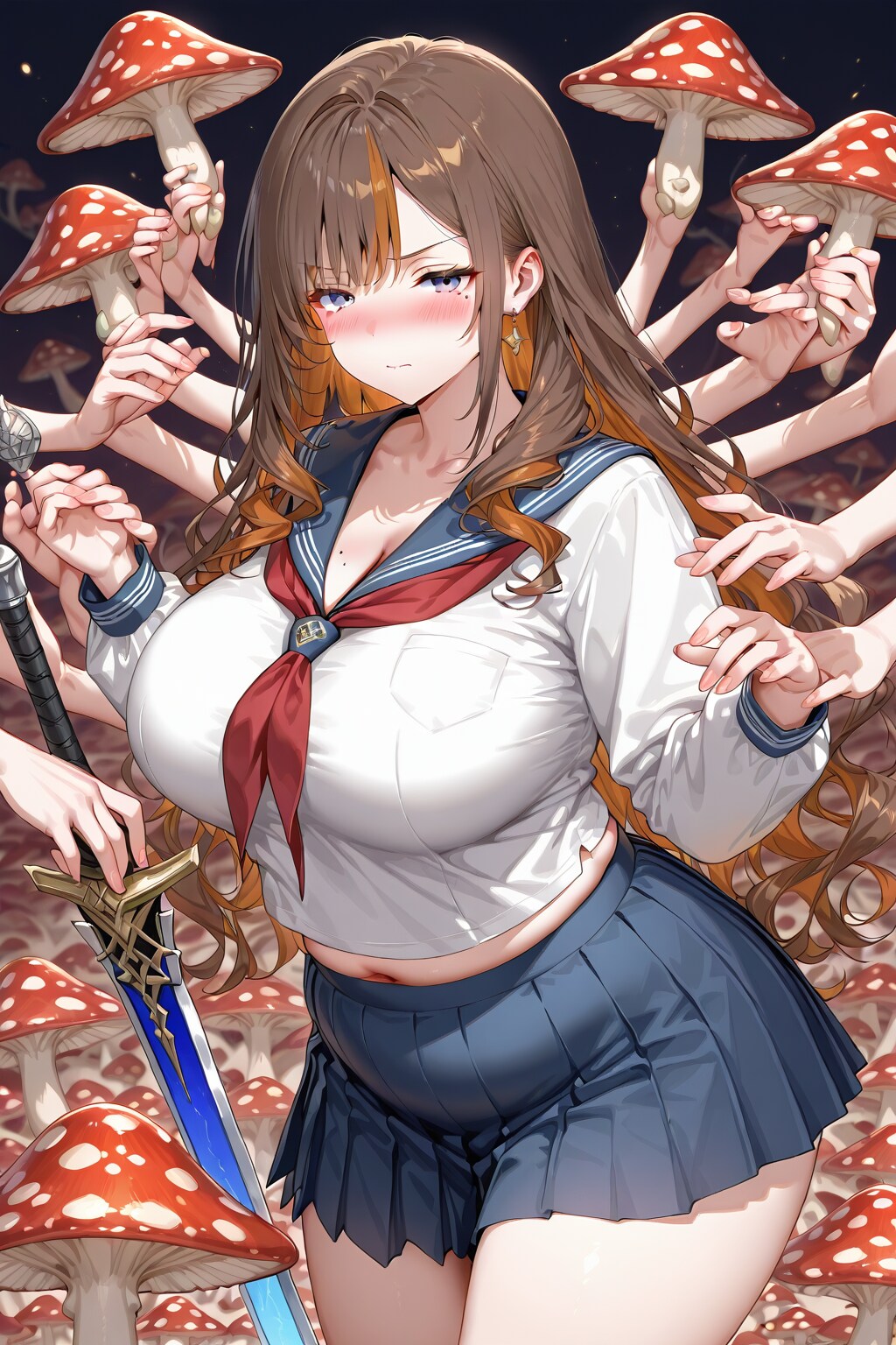 豊満マンのキノコ狩り