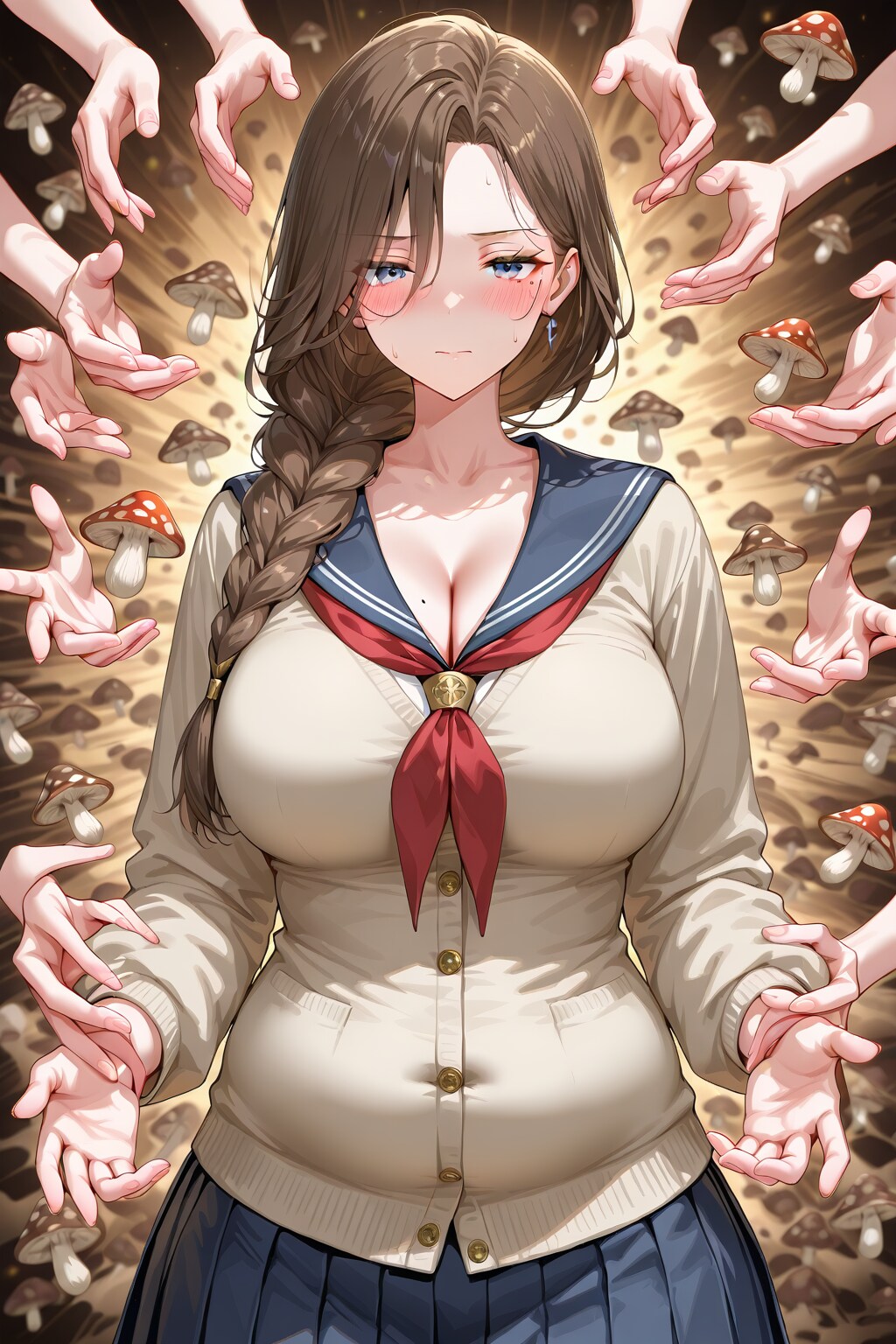 豊満マンのキノコ狩り