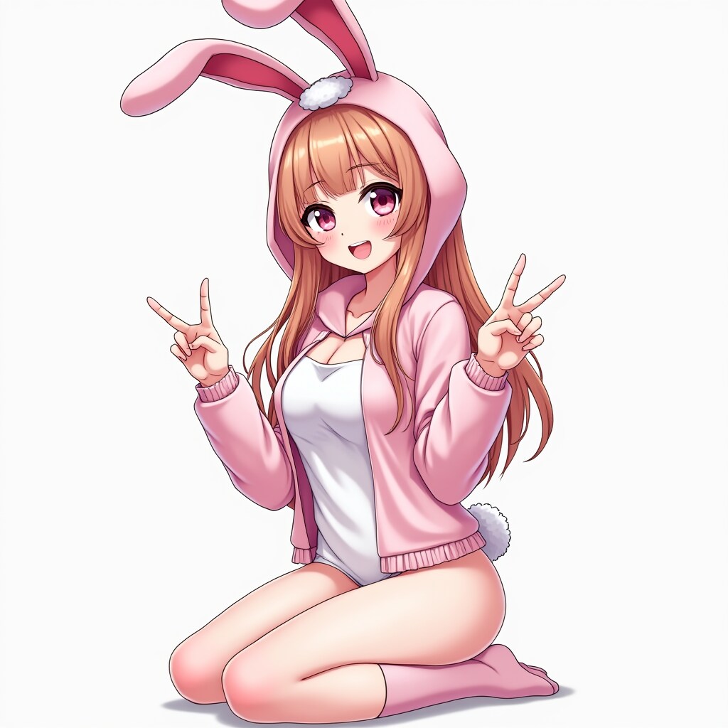 6+ anime girls, playboy bunny girl costume | の人気AIイラスト・グラビア