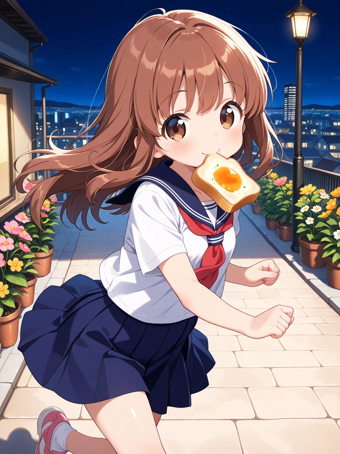 かえでちゃんのトーストランニング