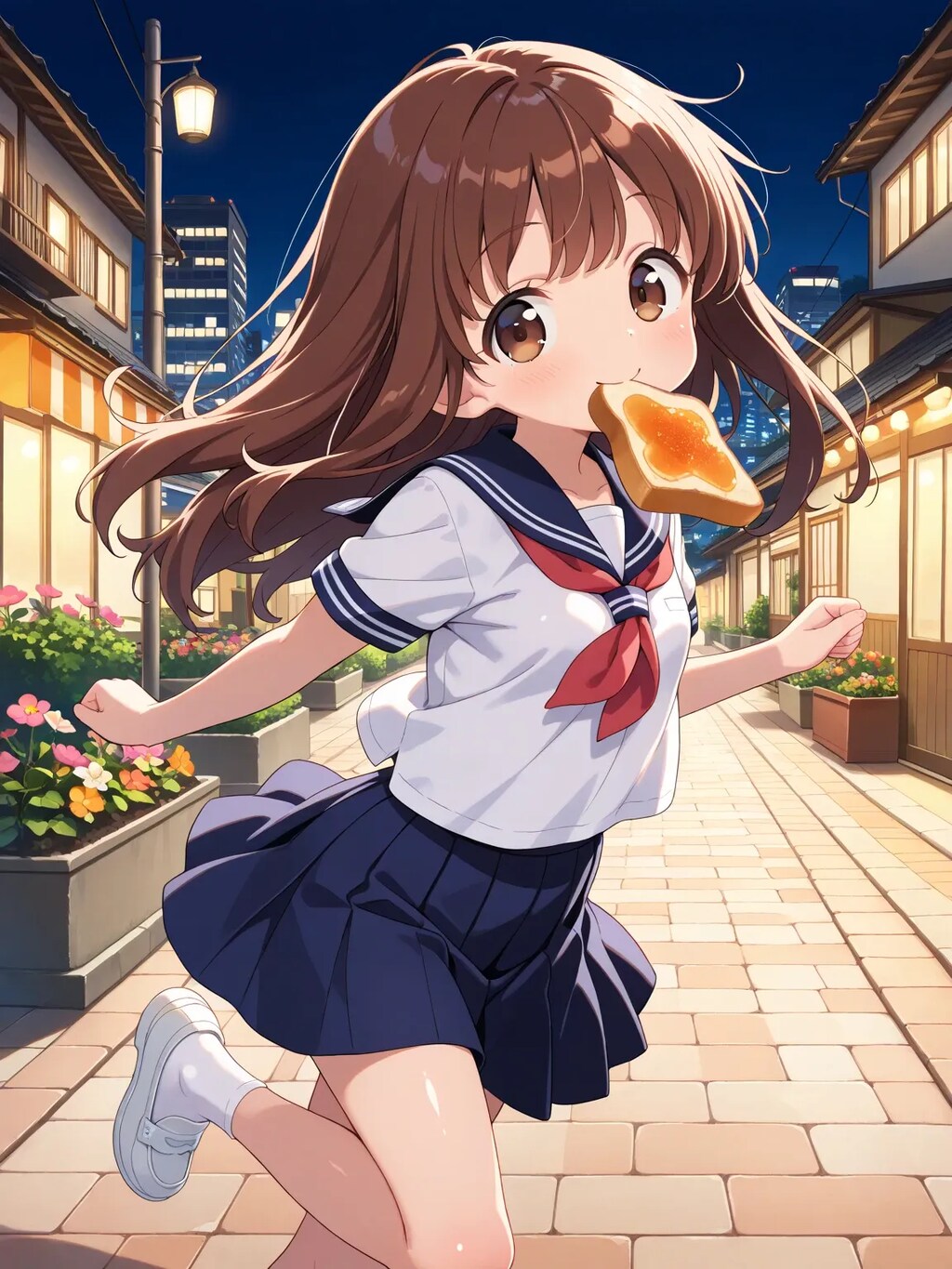 かえでちゃんのトーストランニング