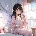 パジャマでシャボン玉 2枚目