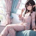 パジャマでシャボン玉 4枚目