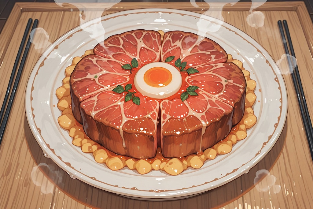 マンガ肉の中華風うま煮？