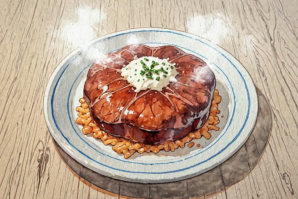 マンガ肉の中華風うま煮？