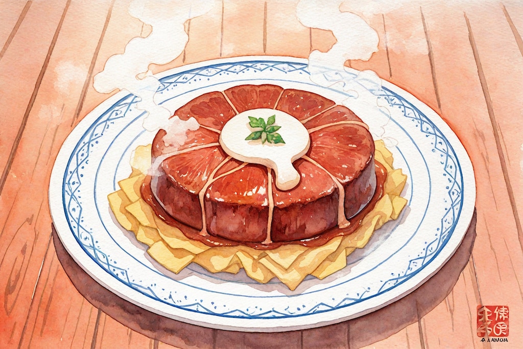 マンガ肉の中華風うま煮？