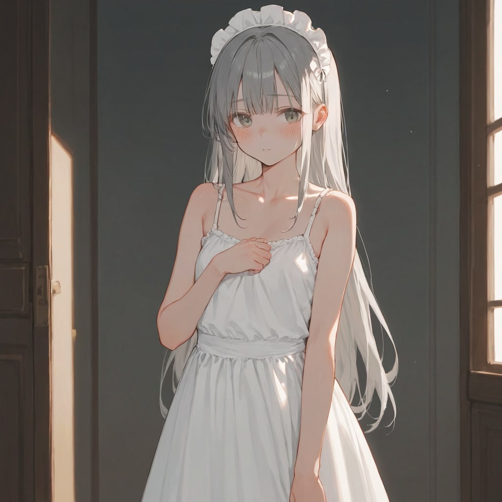 ノースリーブメイドさん