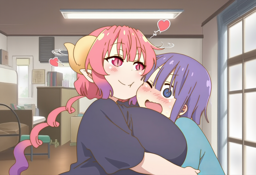 V4　メイドラ　イルル　翔太君　ぎゅ～♡