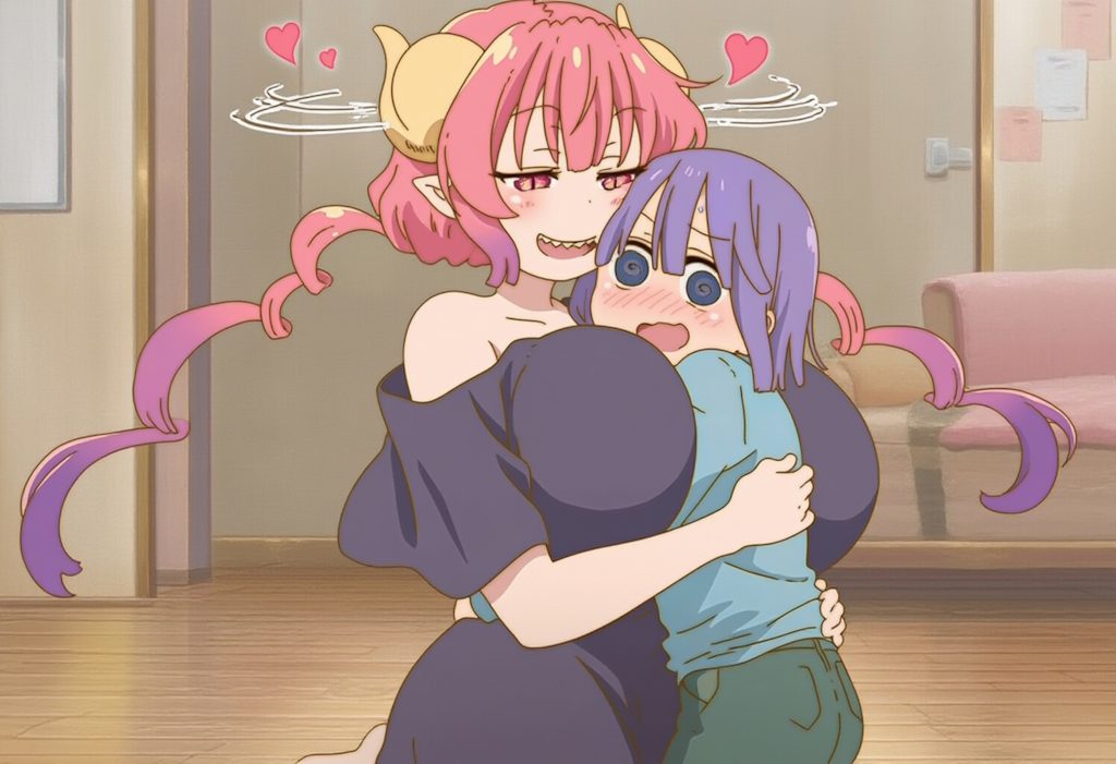 V4　メイドラ　イルル　翔太君　ぎゅ～♡