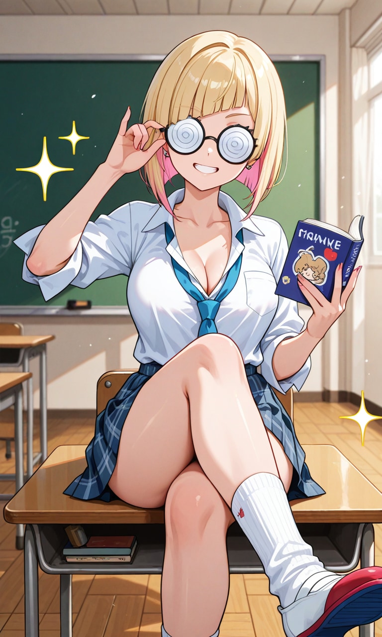 どお？頭よさげに見えるっしょ？