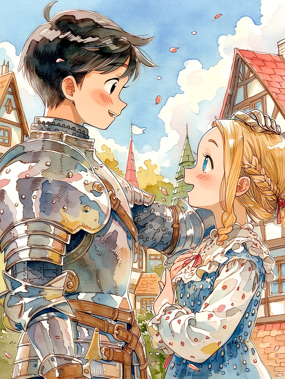 騎士と村娘44 | の人気AIイラスト・グラビア