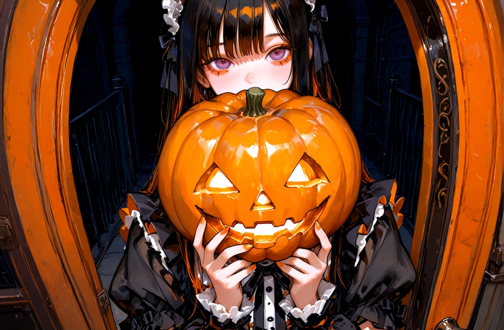 ゴス猫耳ハロウイン詰め