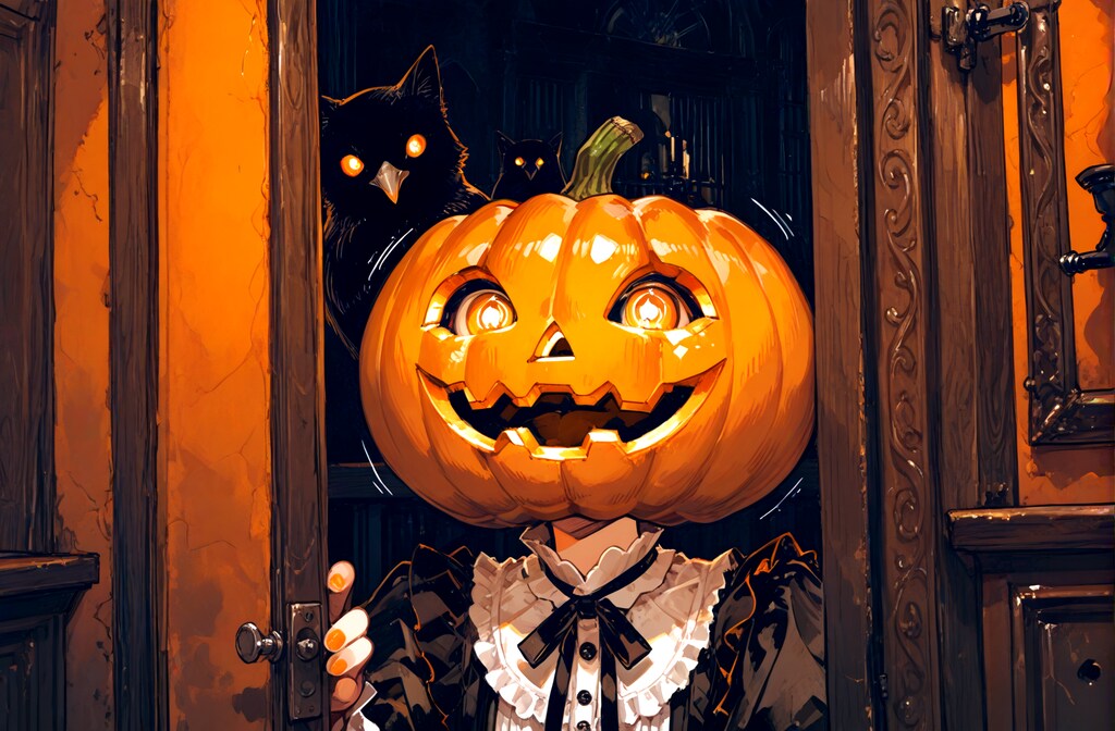 ゴス猫耳ハロウイン詰め