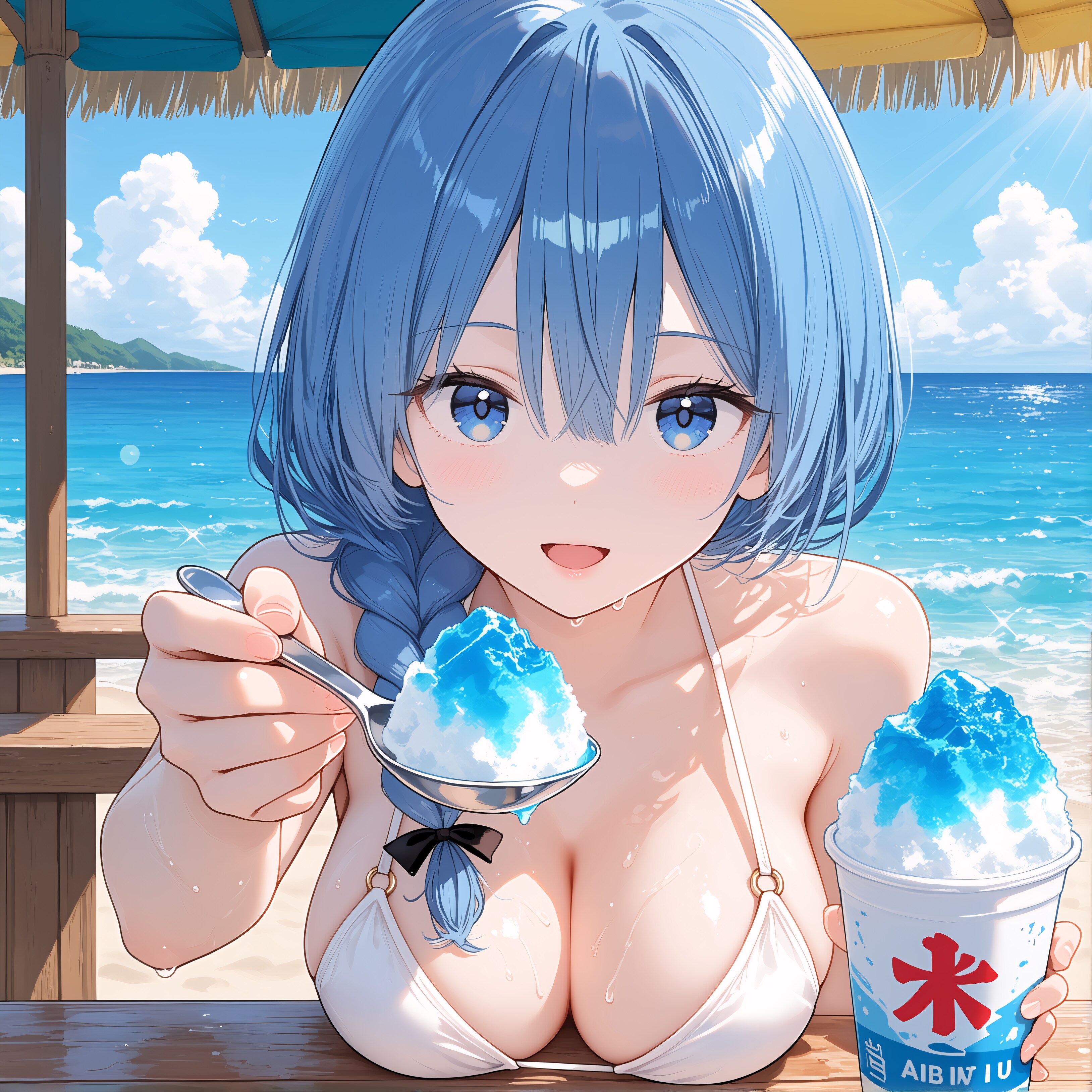 ほら、おいしいよ♪ あーん