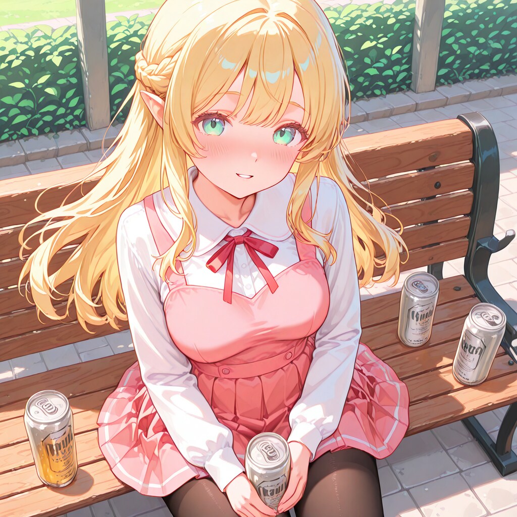 職質されるニイナさん