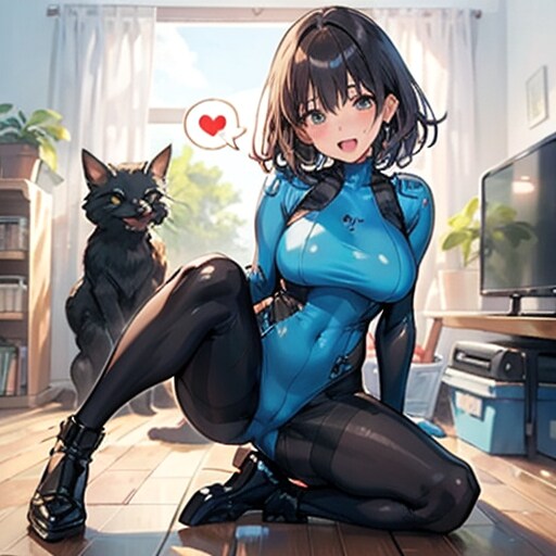 黒全身ぴっちりスーツが出したいのに・・・