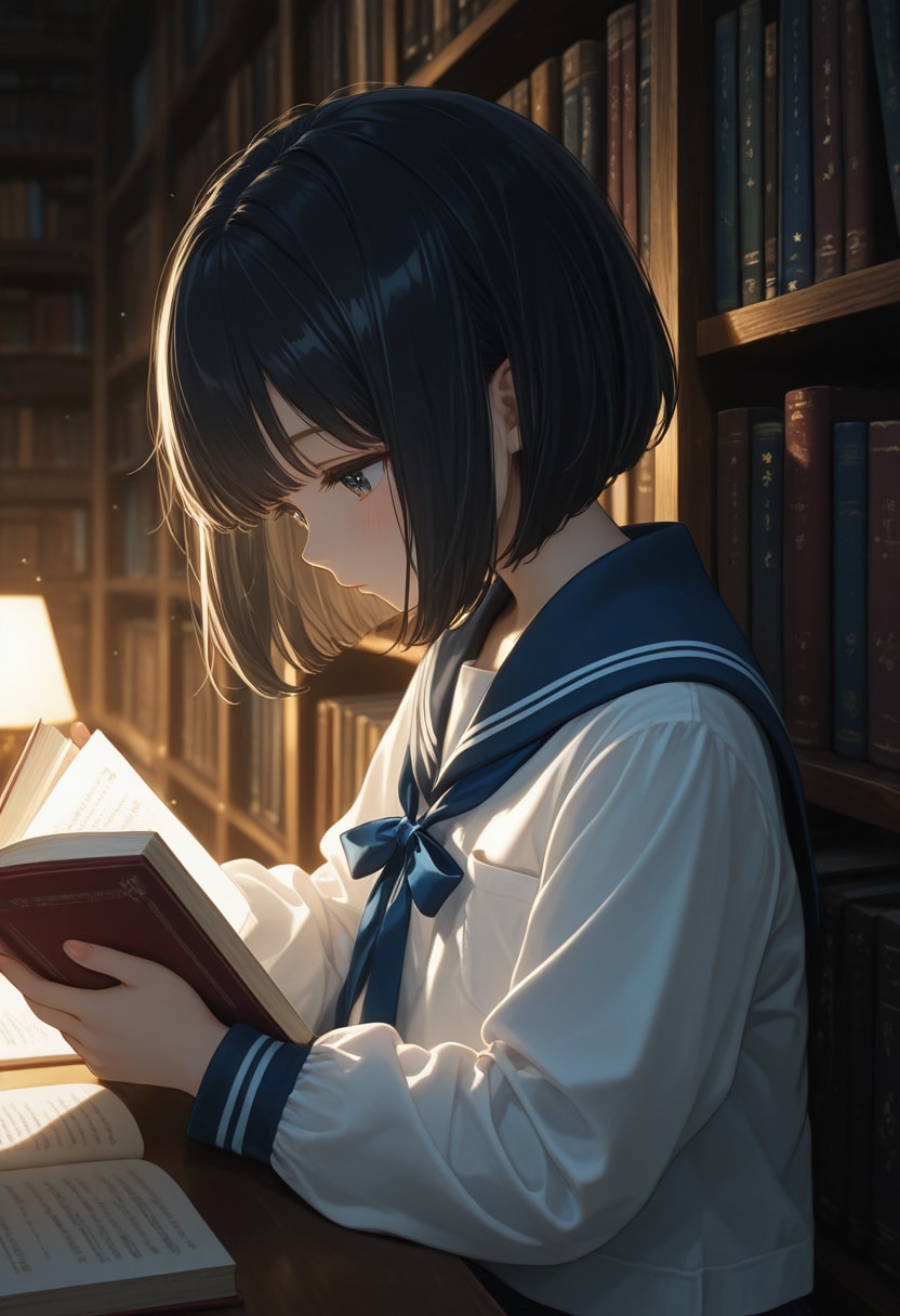 girl in library(9)