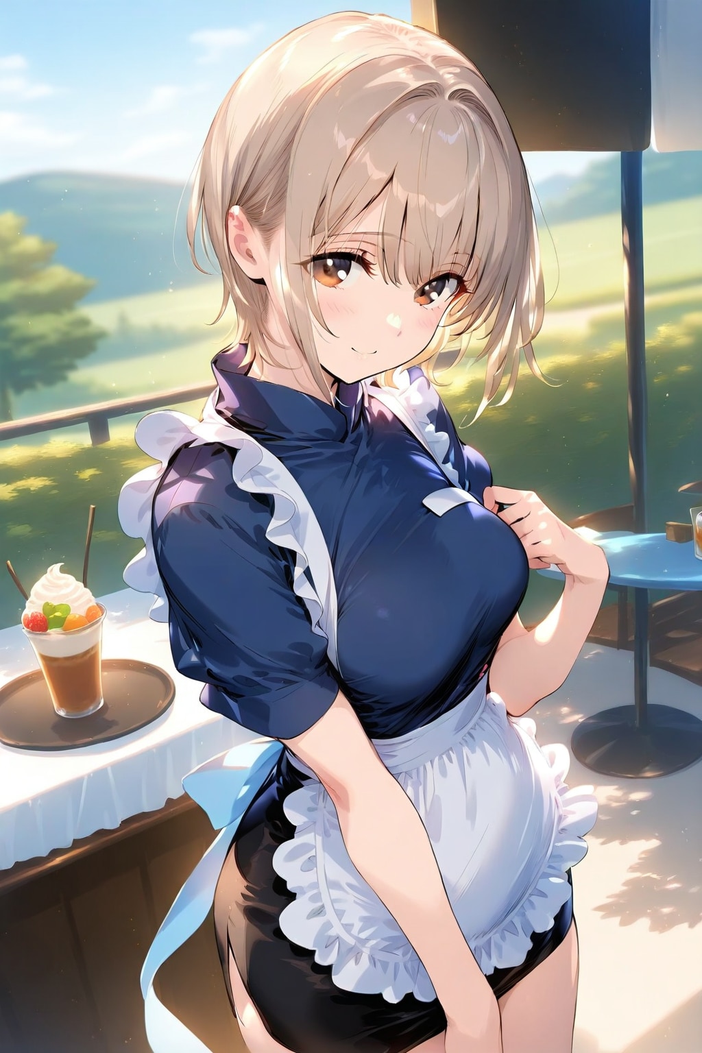 (848HQ)茶髪ちゃんウェイトレス