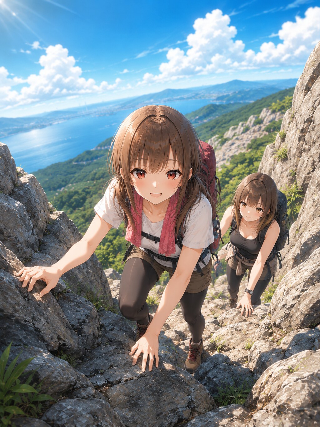 梢と椿の日常（５）登山の思い出