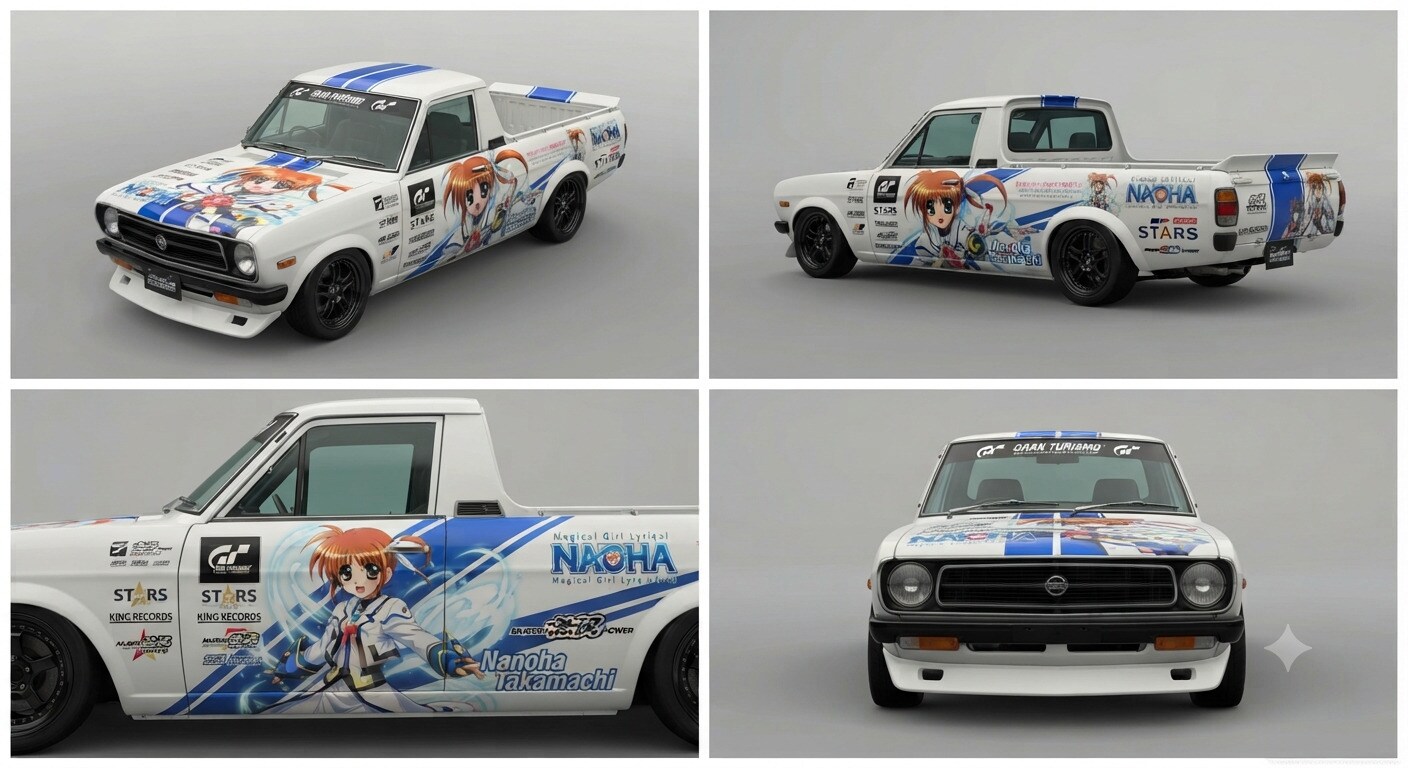 高町なのは痛車サニートラック | の人気AIイラスト・グラビア