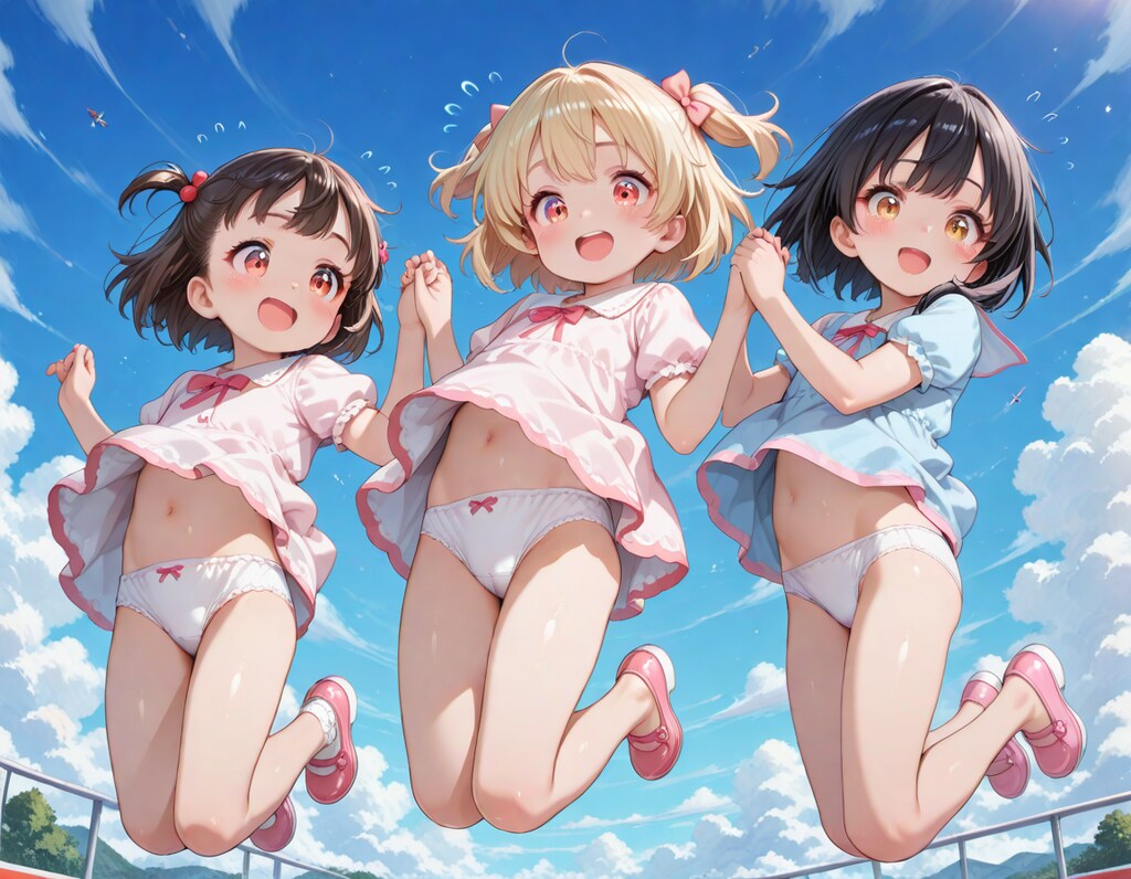パンチラジャンプ