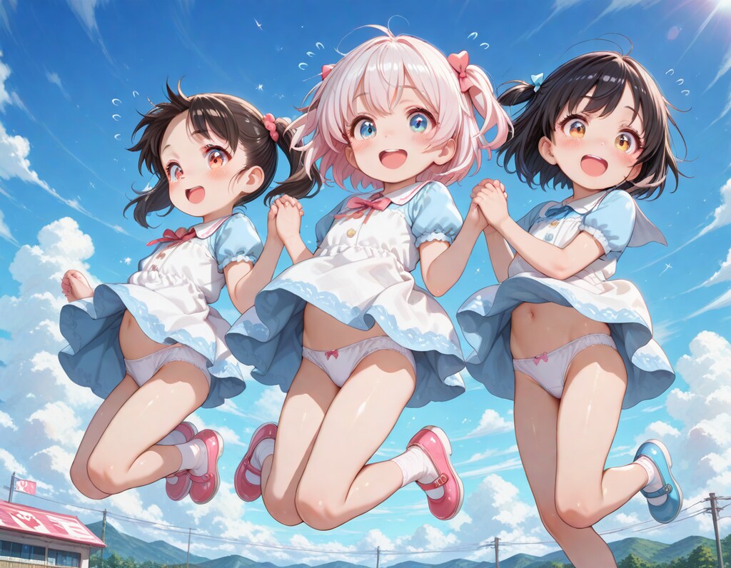 パンチラジャンプ