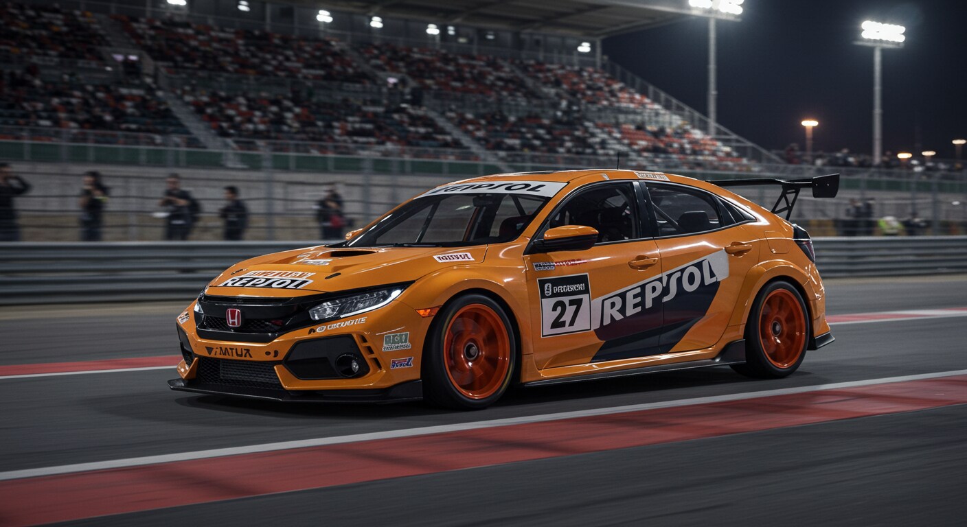 レプソルシビックレーシングカー | の人気AIイラスト・グラビア