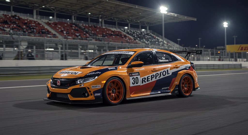 レプソルシビックレーシングカー