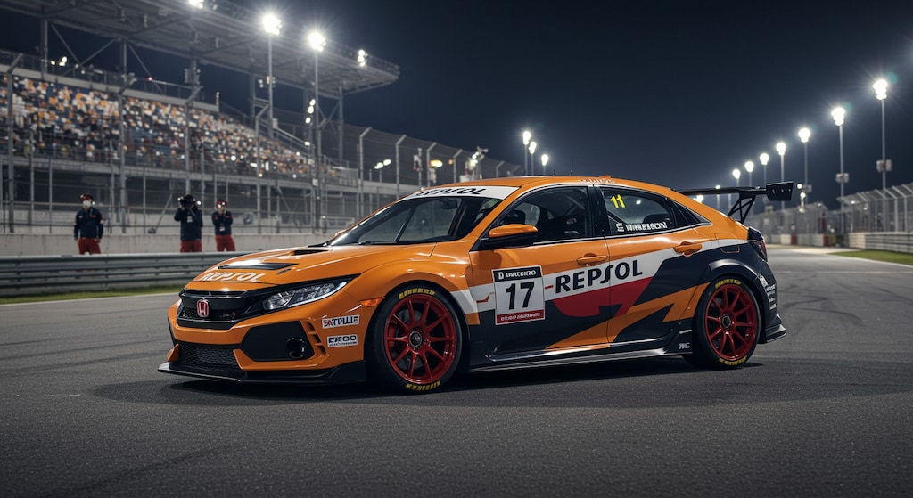 レプソルシビックレーシングカー