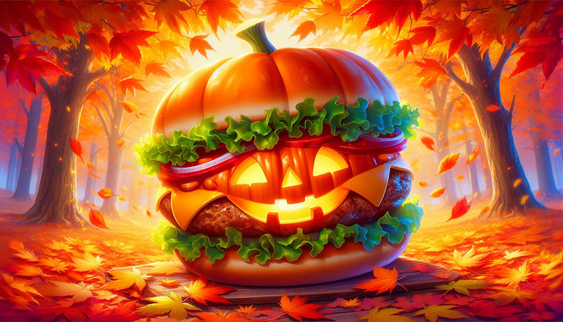 ハロウィンバーガー | の人気AIイラスト・グラビア