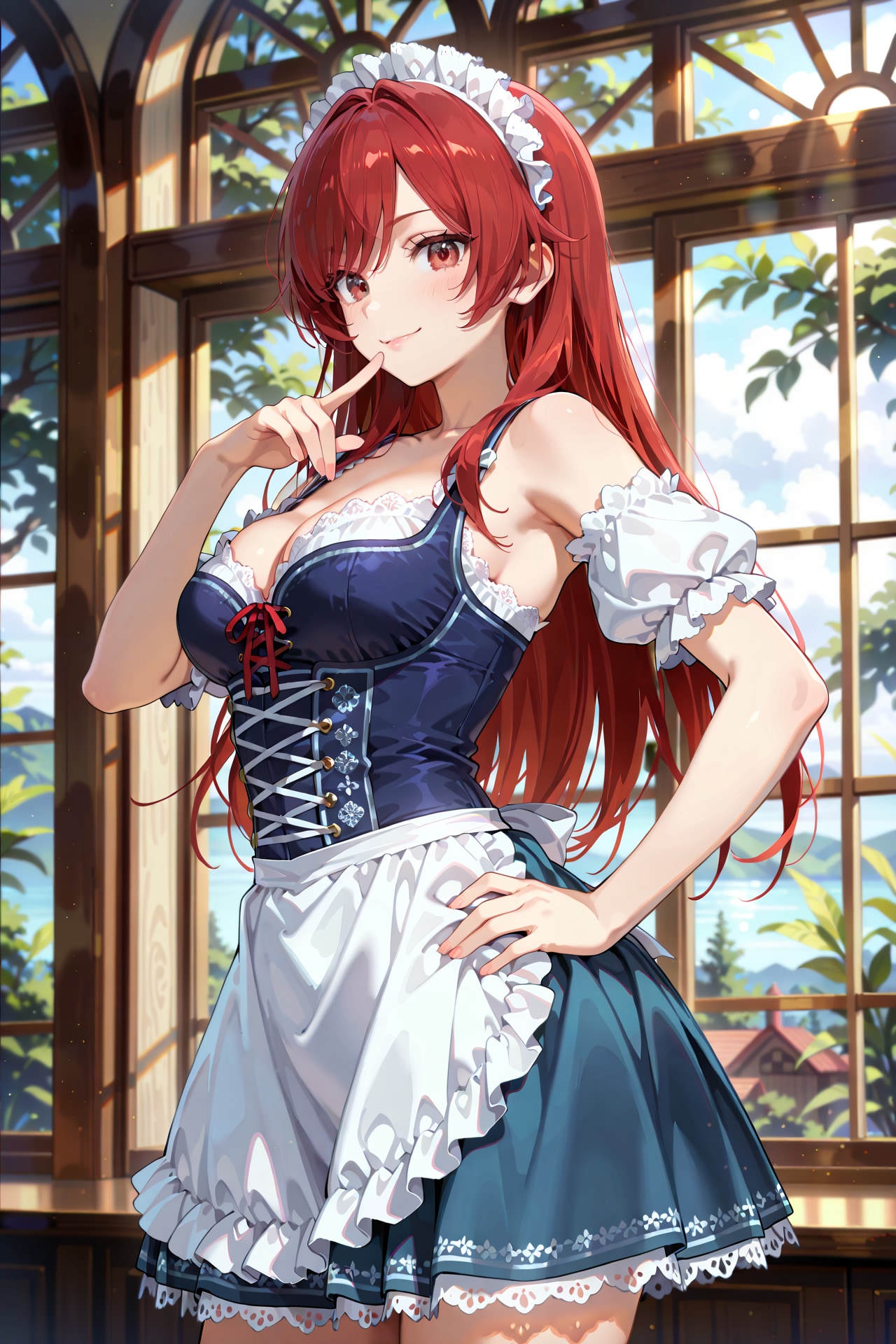 【撮影会】洋館のディアンドル娘 Z701