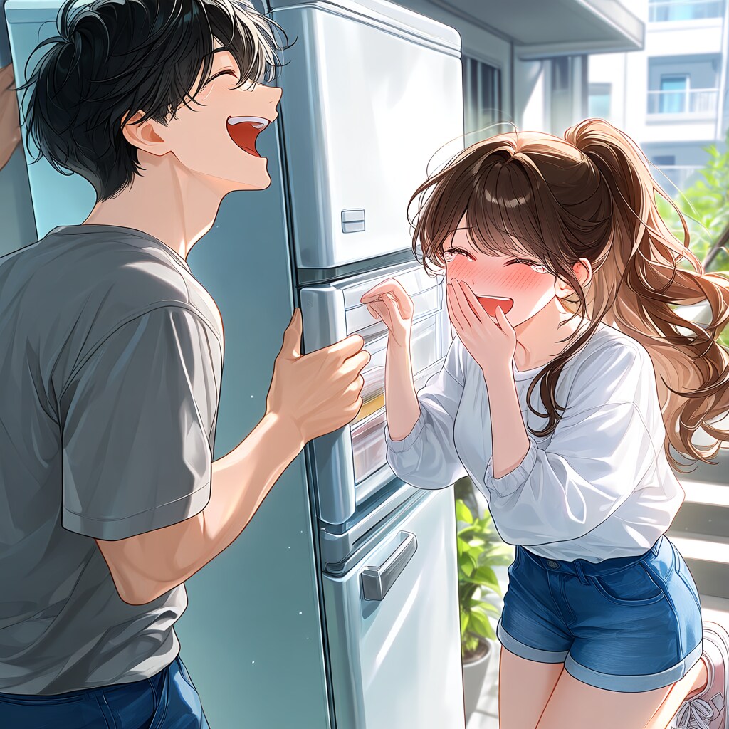 新居の玄関から冷蔵庫が入らない | の人気AIイラスト・グラビア