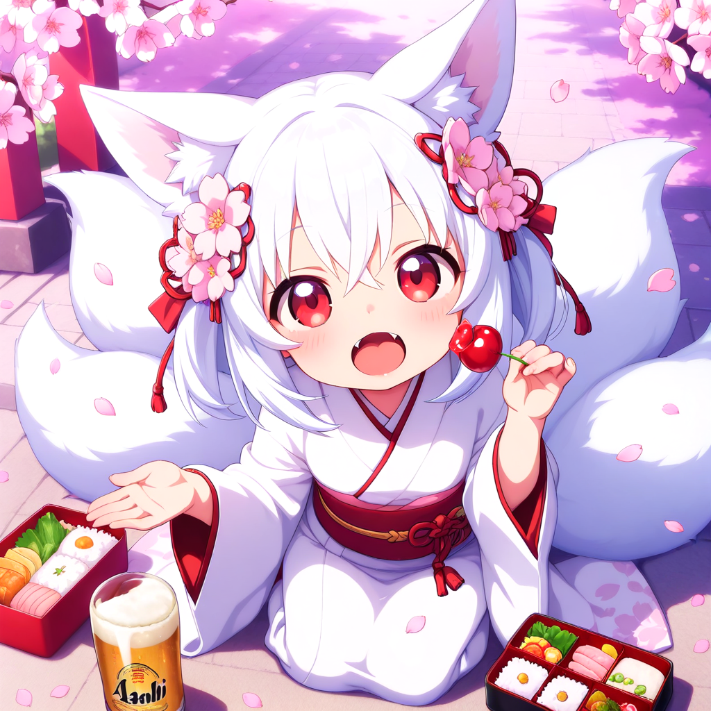 御神体様のお花見弁当