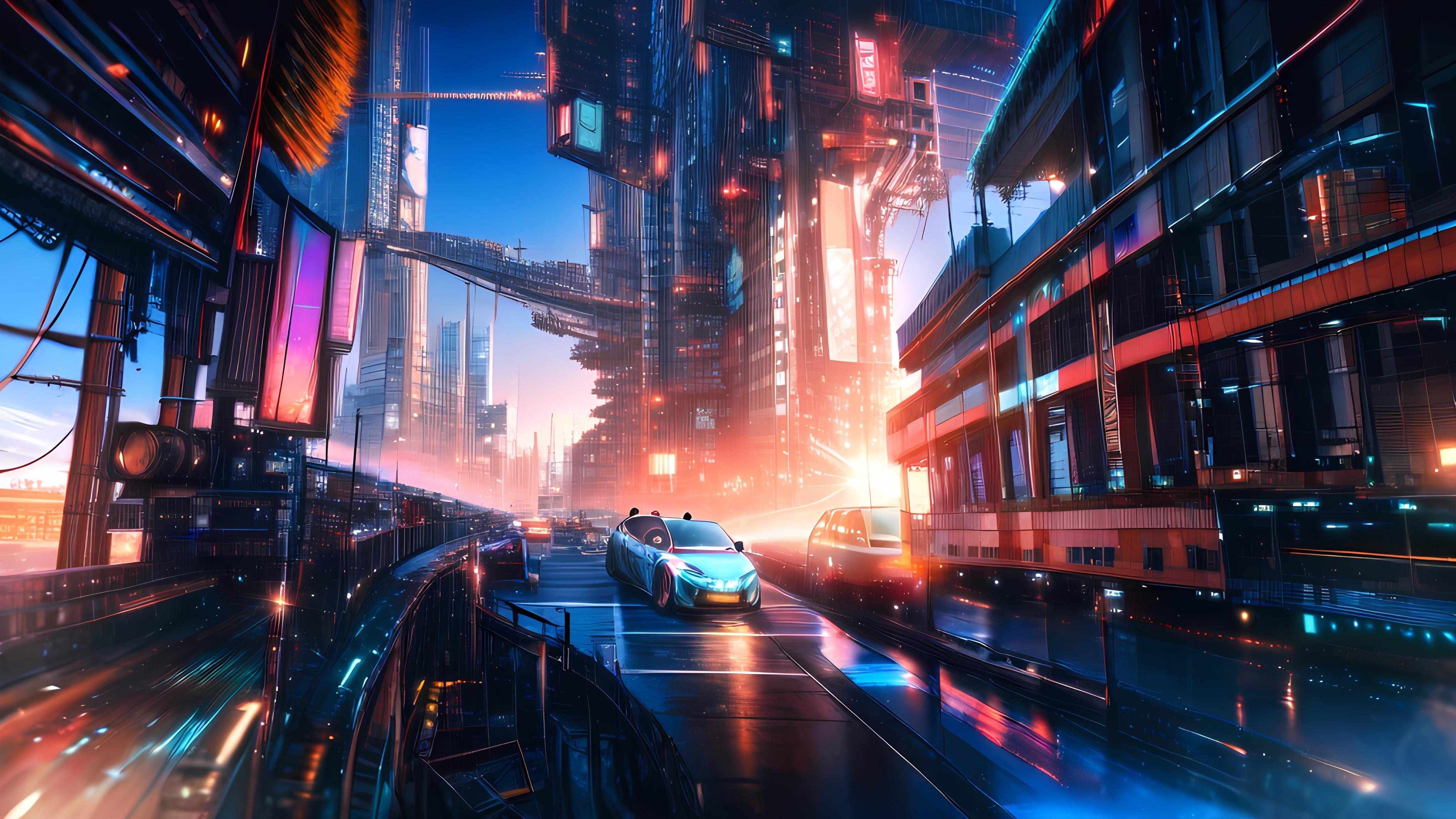 サイバーパンクシティ | の人気AIイラスト・グラビア