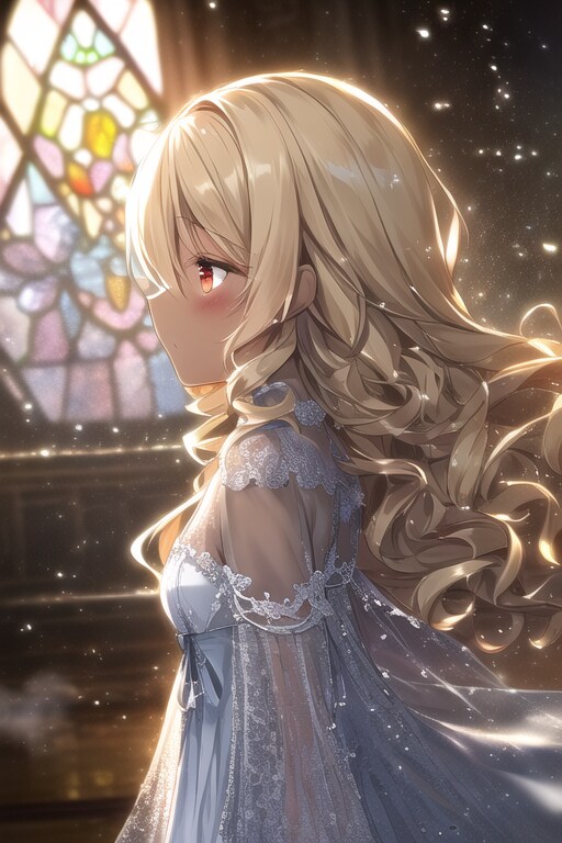 教会にて