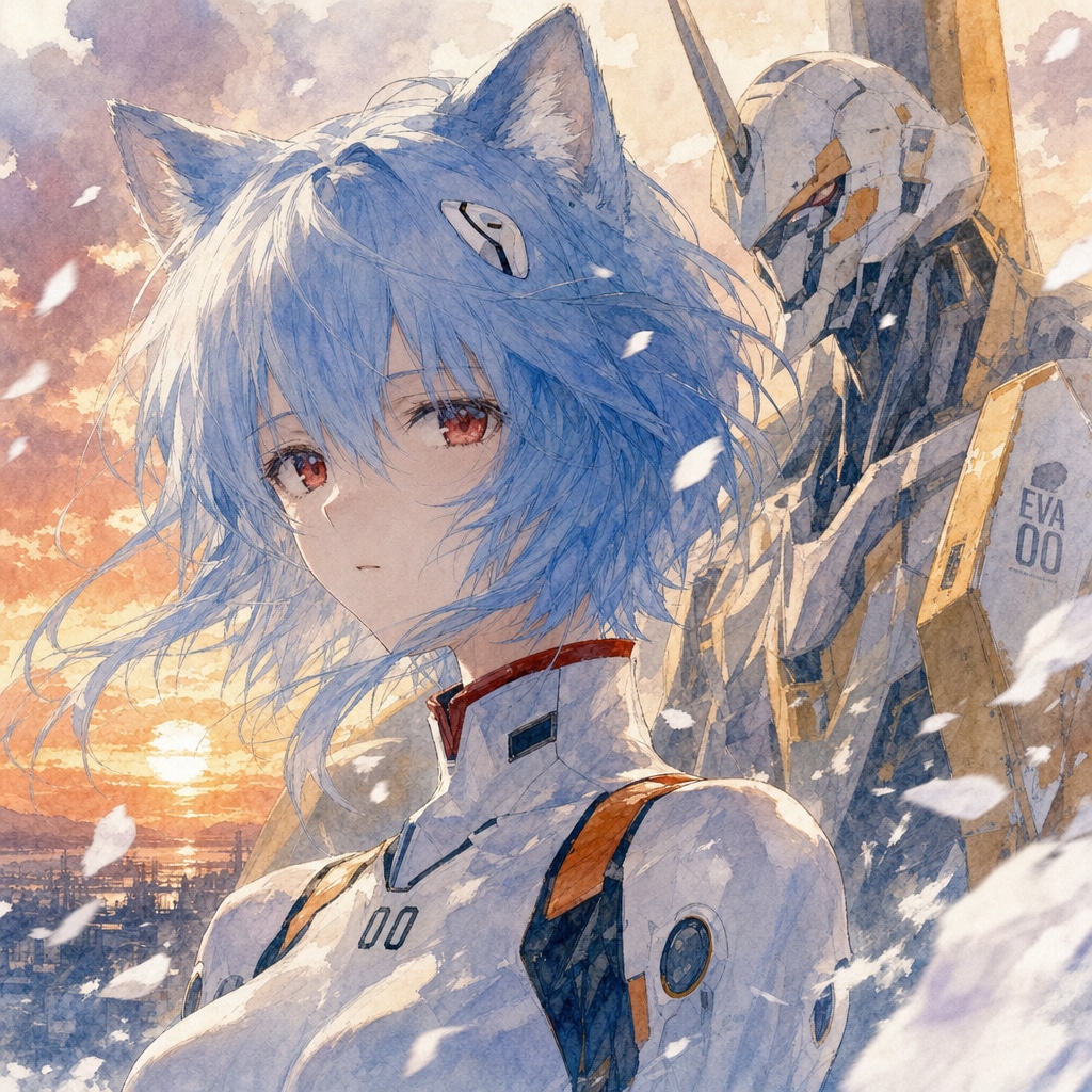 猫耳の綾波レイ | の人気AIイラスト・グラビア