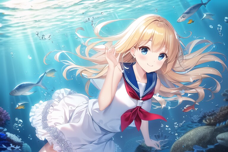 水中散歩♪