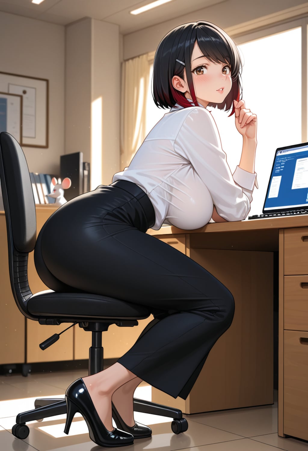 仕事中