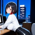仕事中 2枚目