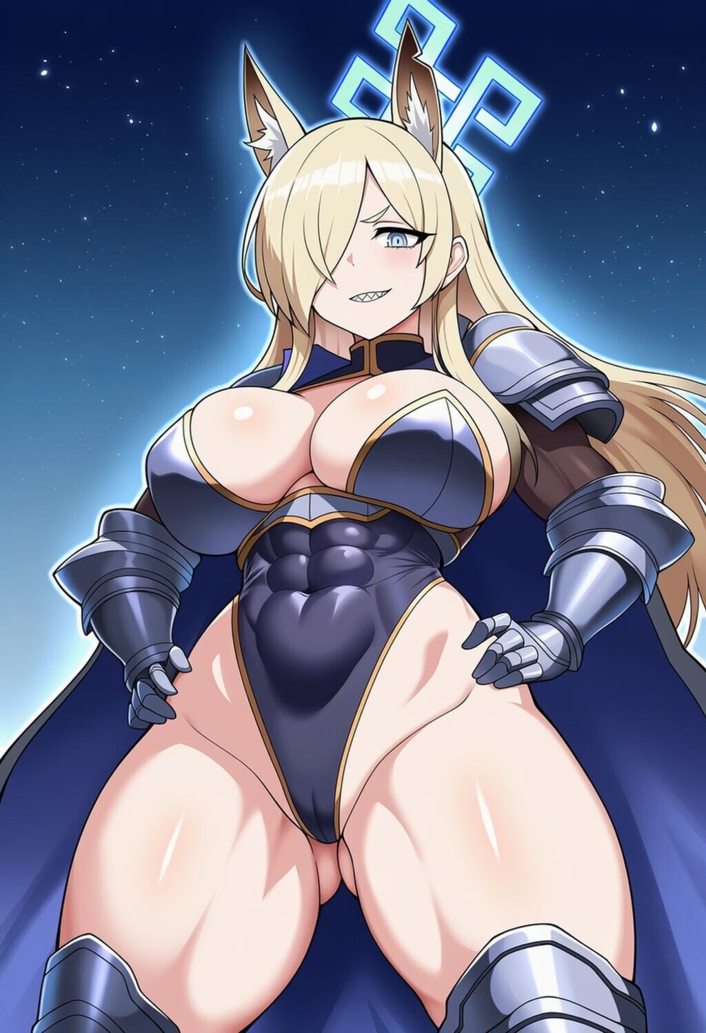 新年コスプレギザ歯人妻