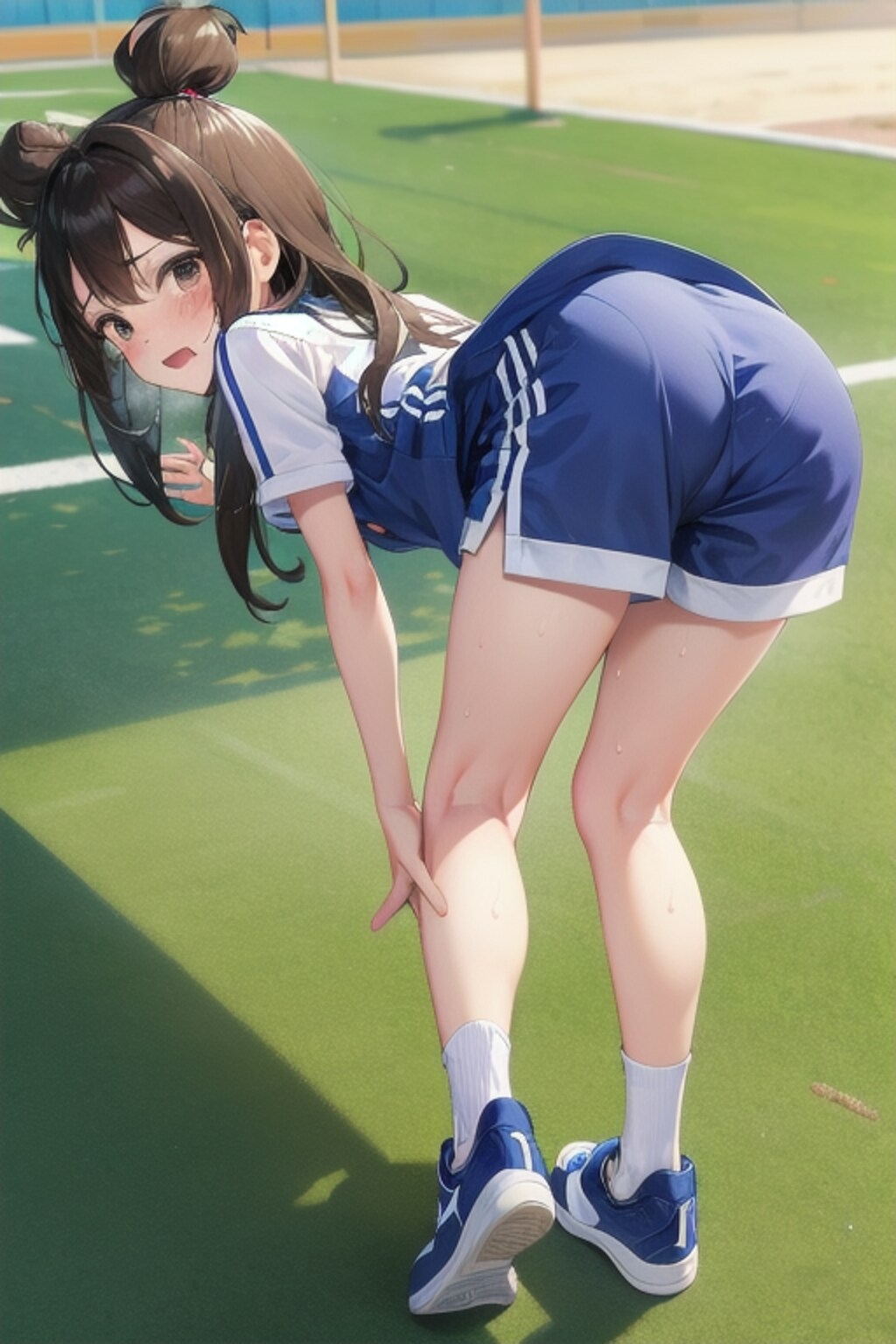 希望）走って逃げる女の子