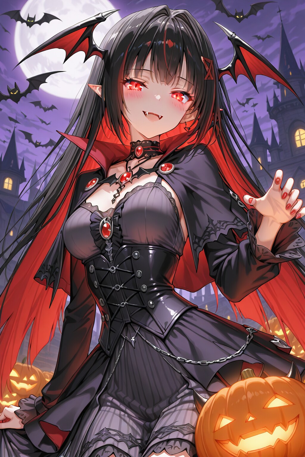 ハロウィン🎃ドラキュラ女の子 | の人気AIイラスト・グラビア