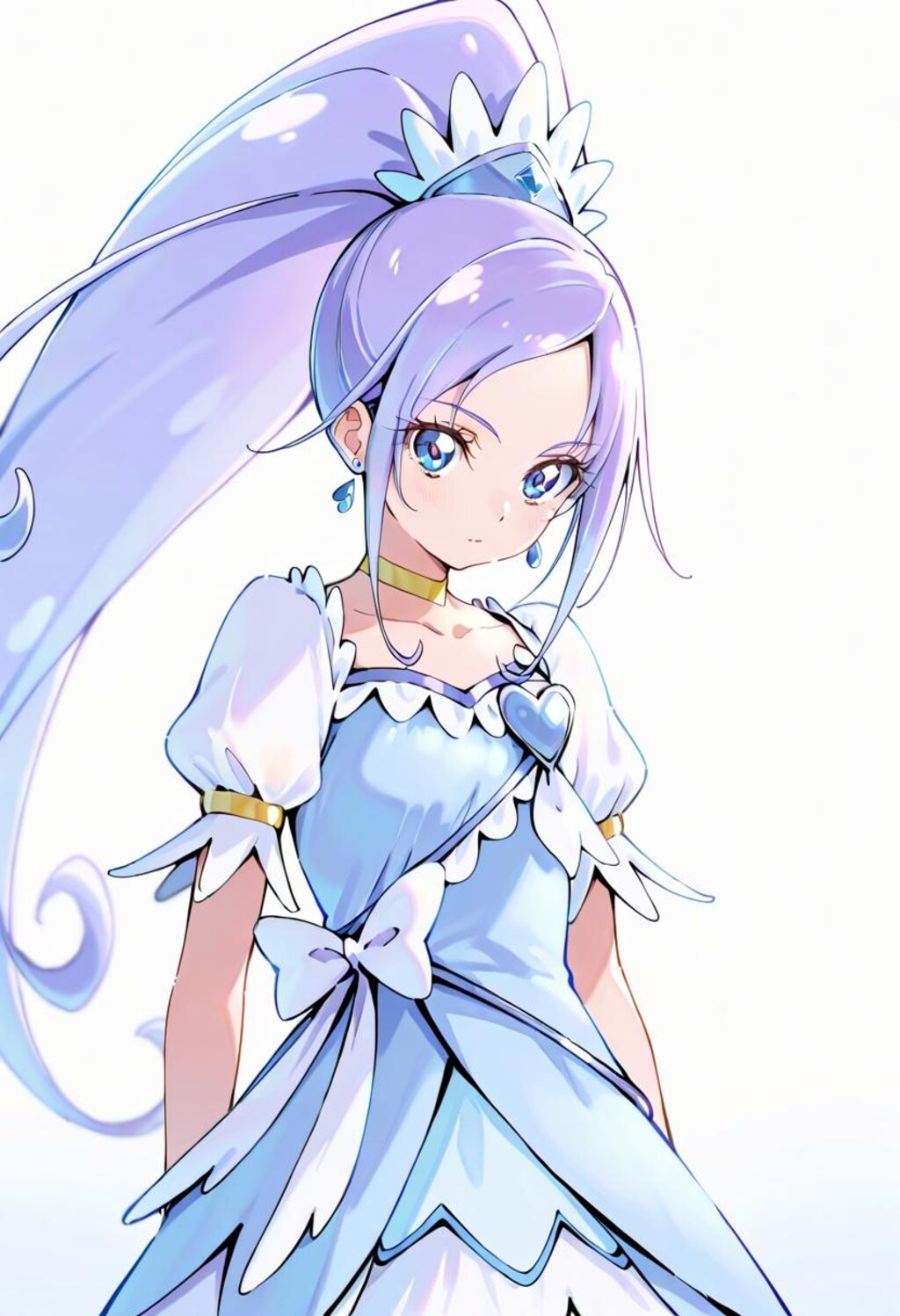 薄紫髪のプリキュア
